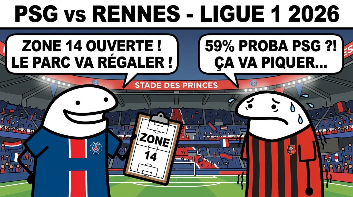 PSG vs Rennes : La Galette Saucisse Va Tourner au Vinaigre ! Nos Data FOOTB Annoncent le Calvaire Breton