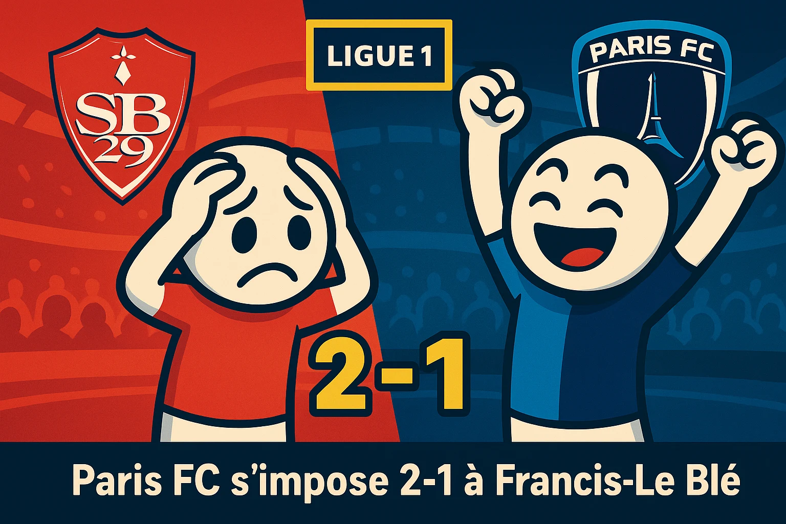 Stade Francis-Le Blé — Brest vs Paris FC (Ligue 1, J4)