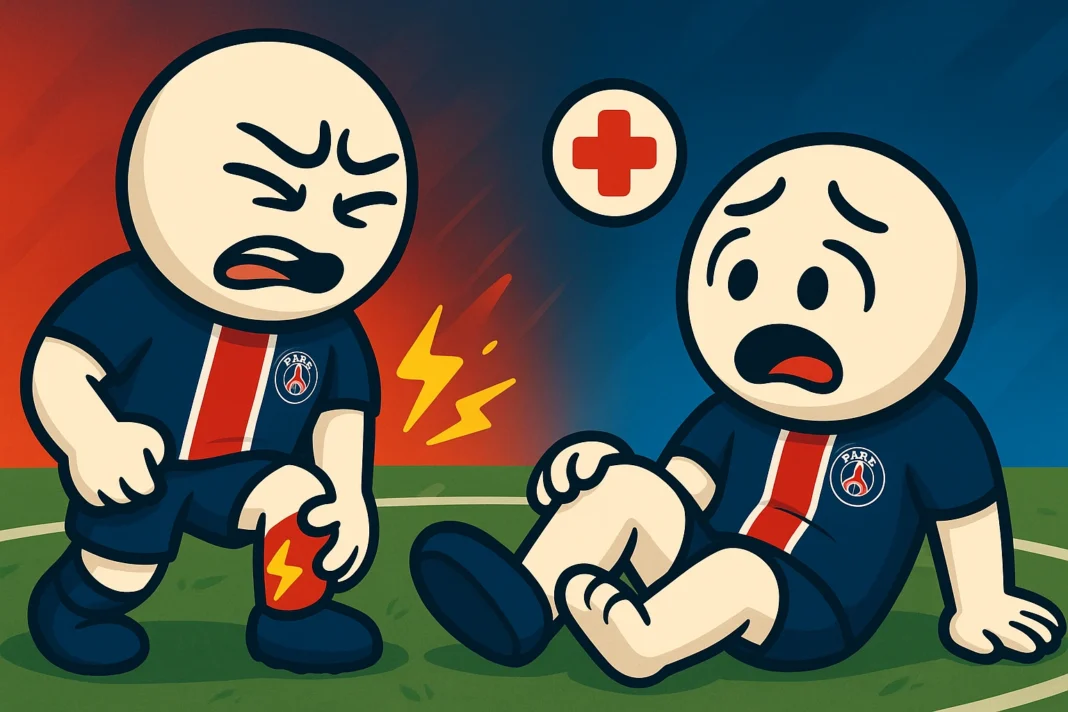 blessures de Dembélé et Doué
